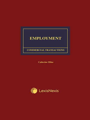 cover image of Canadian Forms & Precedents &#8211; Commercial Transactions &#8211; Employment